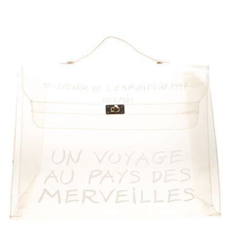 hermes clear vinyl kelly bag replica|hermes kelly bag price euro.